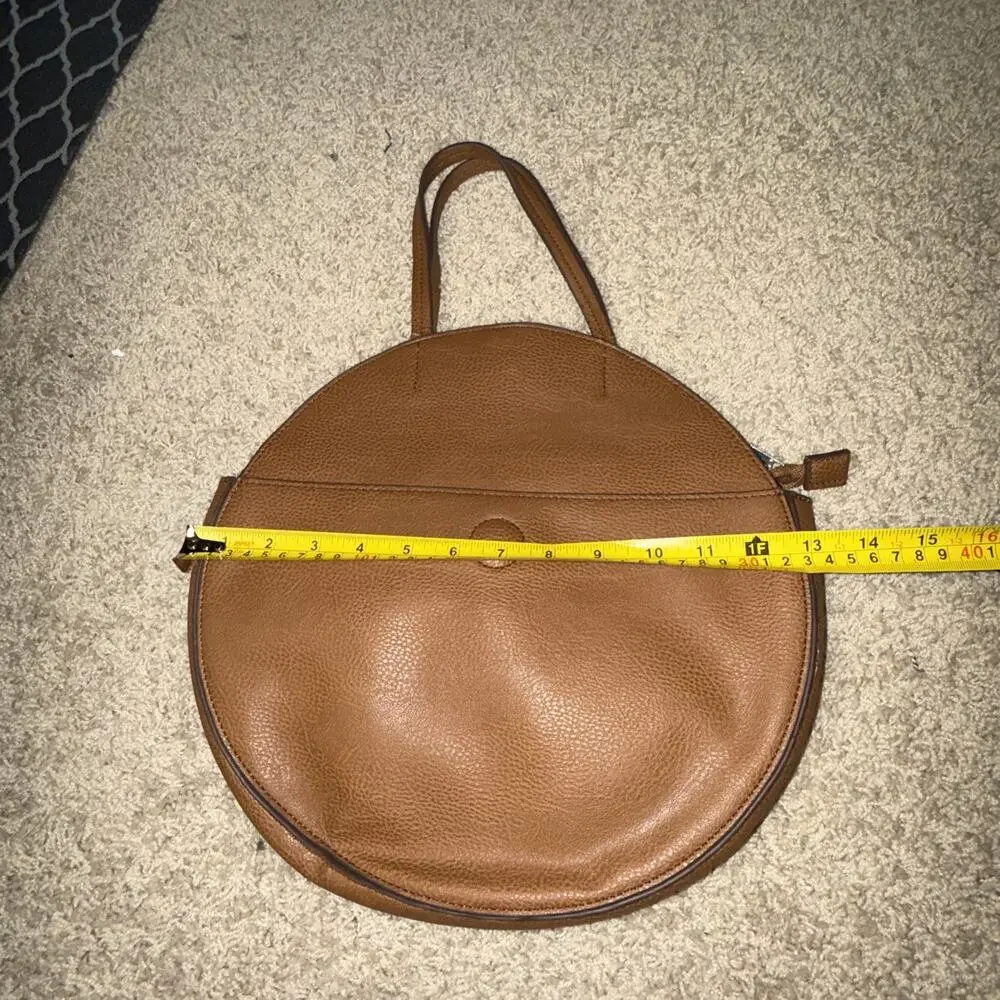 Carlos Santana Womens Handbag Round Faux Leather
